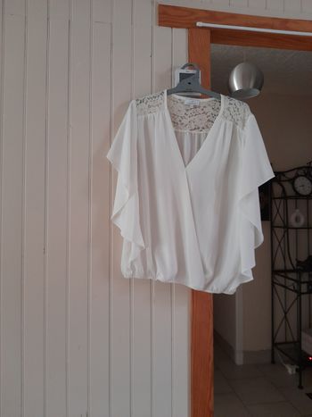 Haut Jacqueline Riu blanc 42