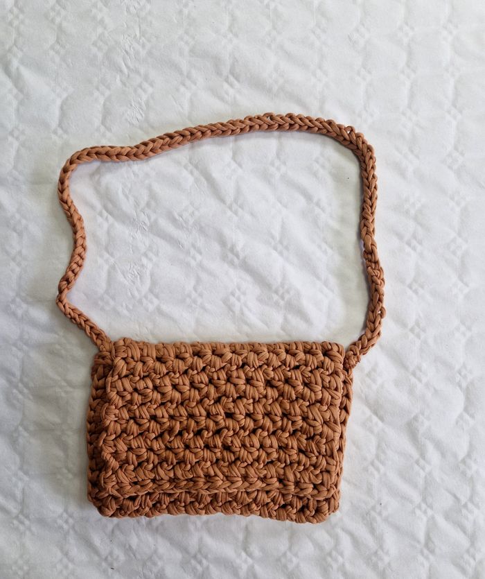 Sac à main à bandoulière , femme , en maille , fait main