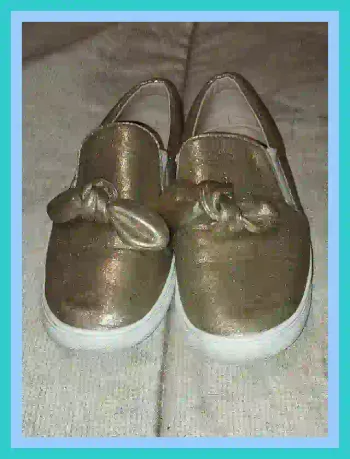 Ballerine dorée pailletée fille pointure 35  7563442709