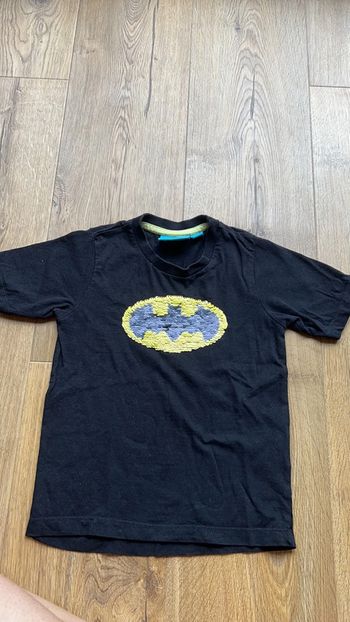 T shirt Batman à sequins réversibles