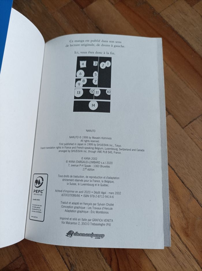 Manga Naruto numéro 1 Kana - photo numéro 4