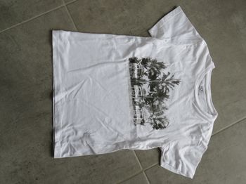 T-shirt blanc imprimé 10 ans