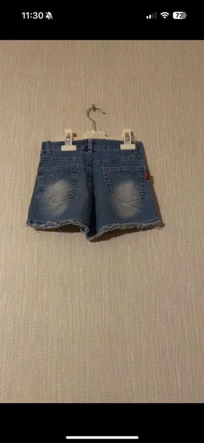 Short 5 - 6 ans en jean - photo numéro 2