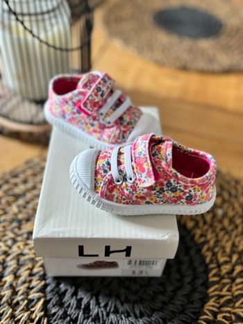 Basket bébé fleuris