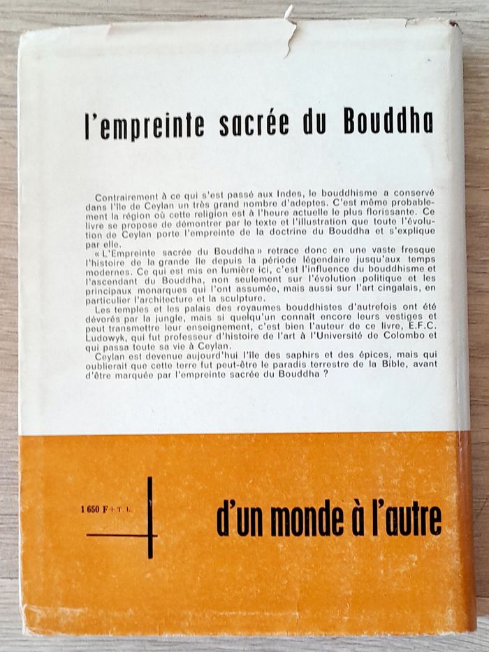 E.F.C. Ludowyk - l'empreinte sacrée du Boudha - photo numéro 4