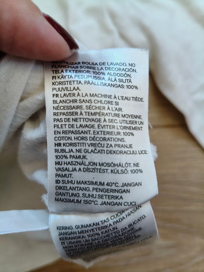 Tee-shirt manches longues fille H&M blanc planete 122-128 cm - photo numéro 5