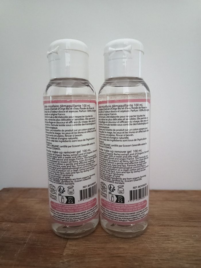 Lot de 2 bouteilles gelée micellaire démaquillante - photo numéro 2
