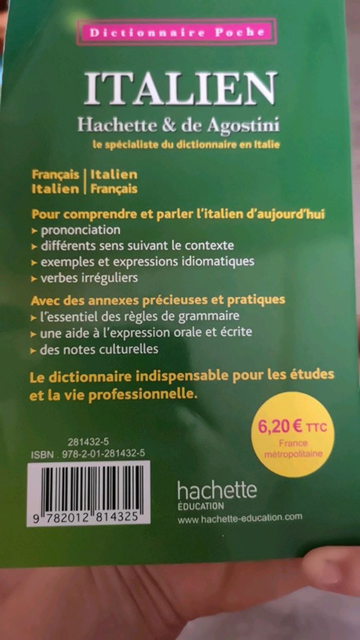 Dictionnaire français italien hachette - photo numéro 3