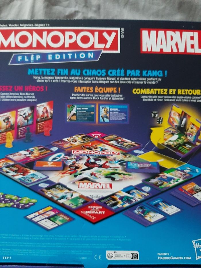 Monopoly Marvel Flip Edition - photo numéro 2