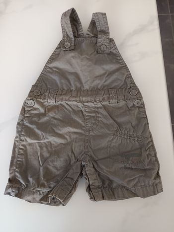 Salopette short 12 mois 