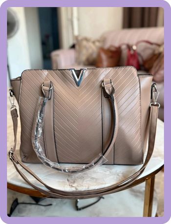 Sac à main taupe
