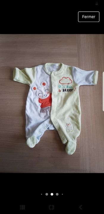 Lot 7 pyjamas naissance