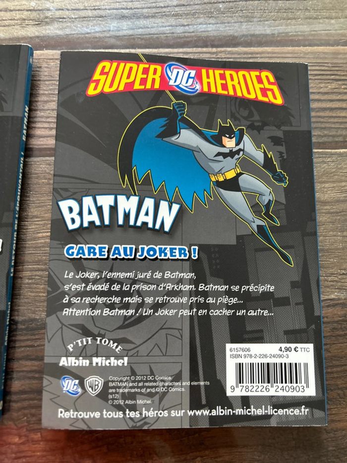 Lot de 2 livres - super Dc héroes - Batman comics - le retour de l’épouvantail et gare au joker - photo numéro 5