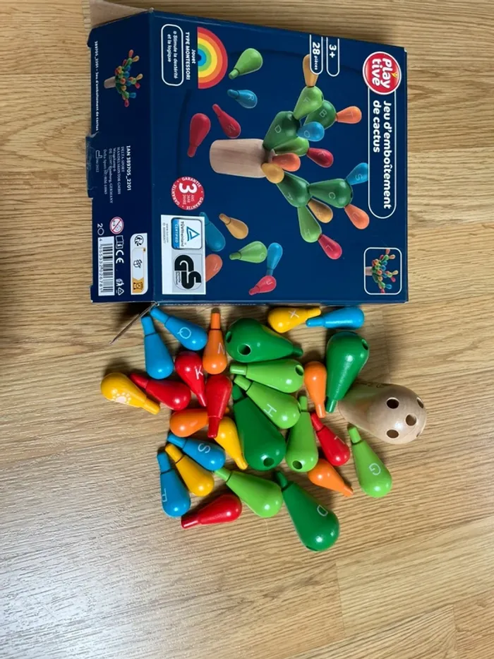 Jeu emboitement cactus