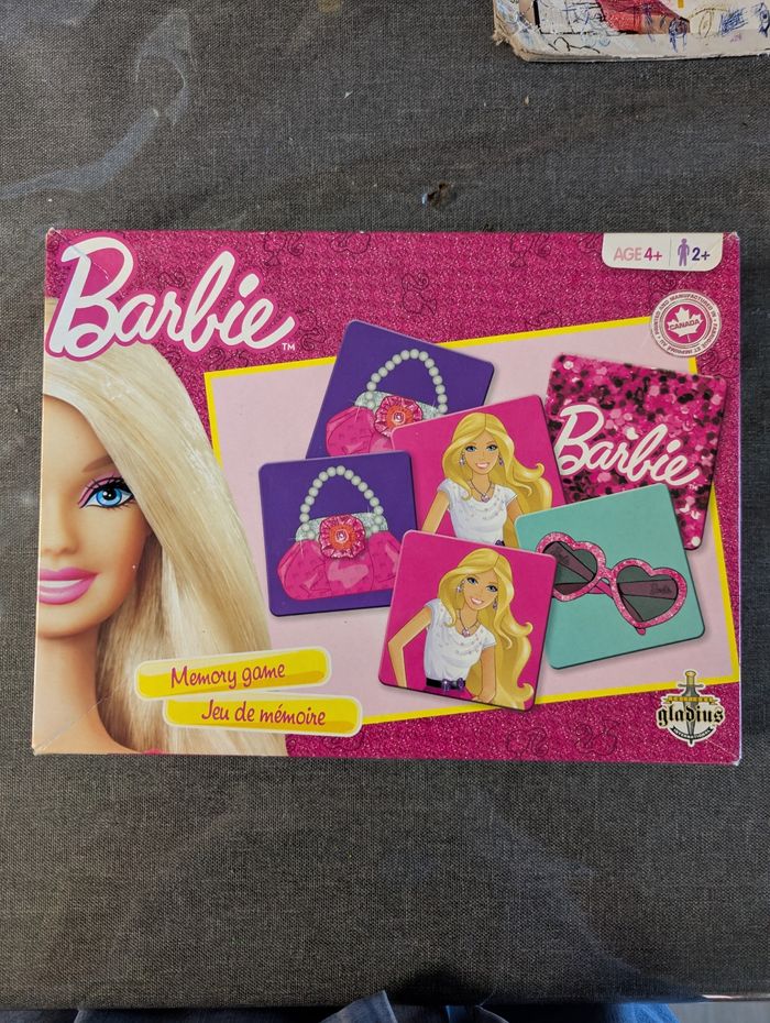 Jeu memory barbie