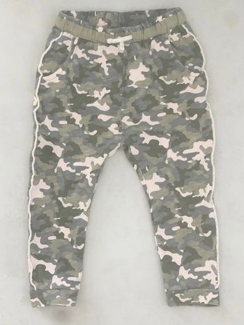 Pantalon camouflage et rose Zara 2/3 ans