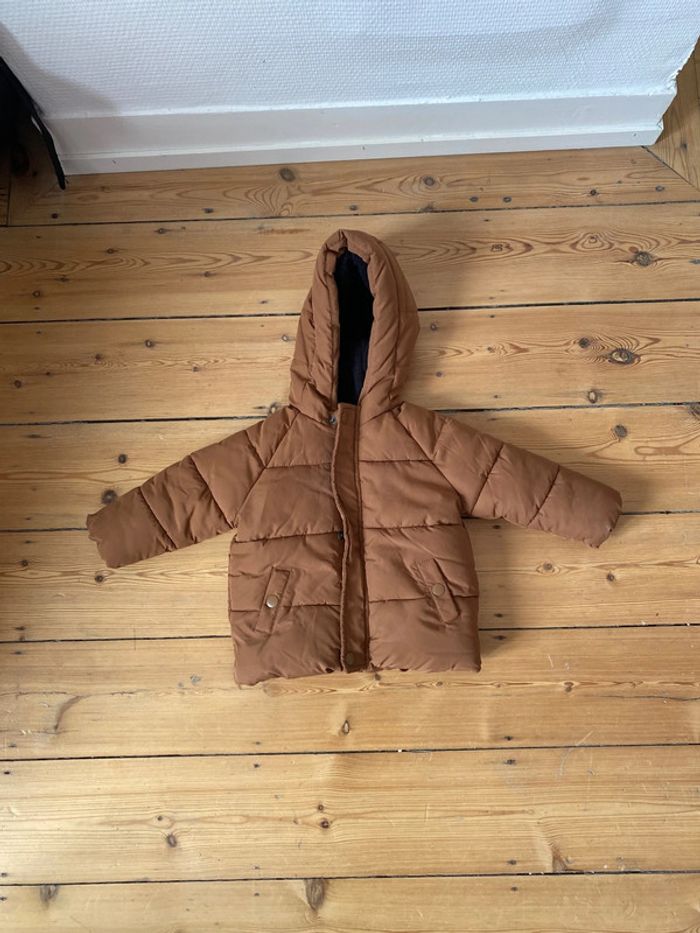 Doudoune marron hiver