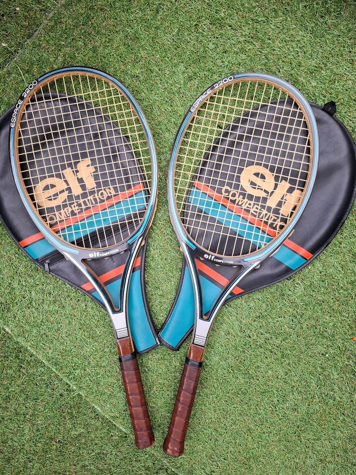 Raquettes de tennis vintage elf competition