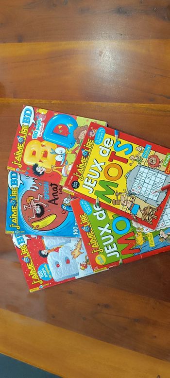 Lot de 5 J'aime lire spécial jeux et BD