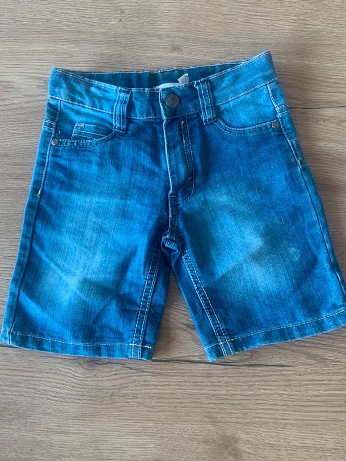 Short en jean garçon