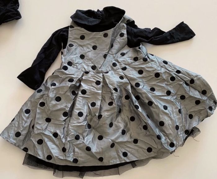 Lot deux robes tenues de fête 12 mois - photo numéro 7