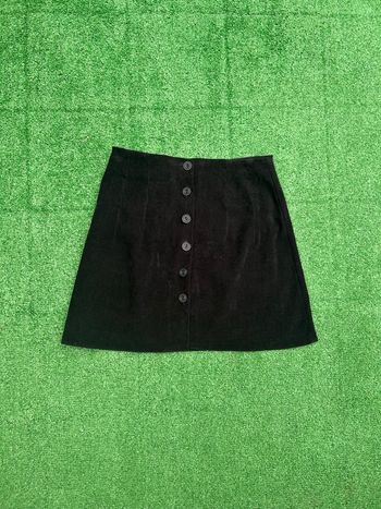 Jupe velours noire boutons Pimkie M 38 95% polyester femme