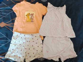 2 pyjama short taille 3 ans