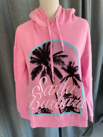 Sweat-shirt à capuche rose from future L