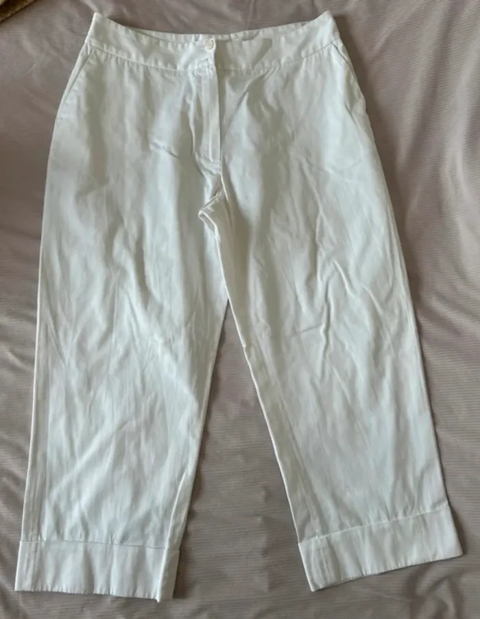 Pantalon courts blanc Gérard darel taille xxxl - photo numéro 3