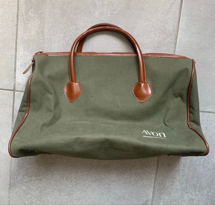Sac vintage kaki Avon