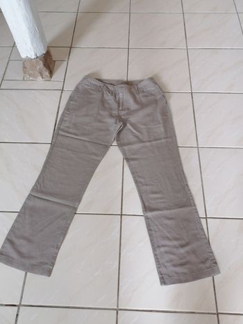 Pantalon lin femme