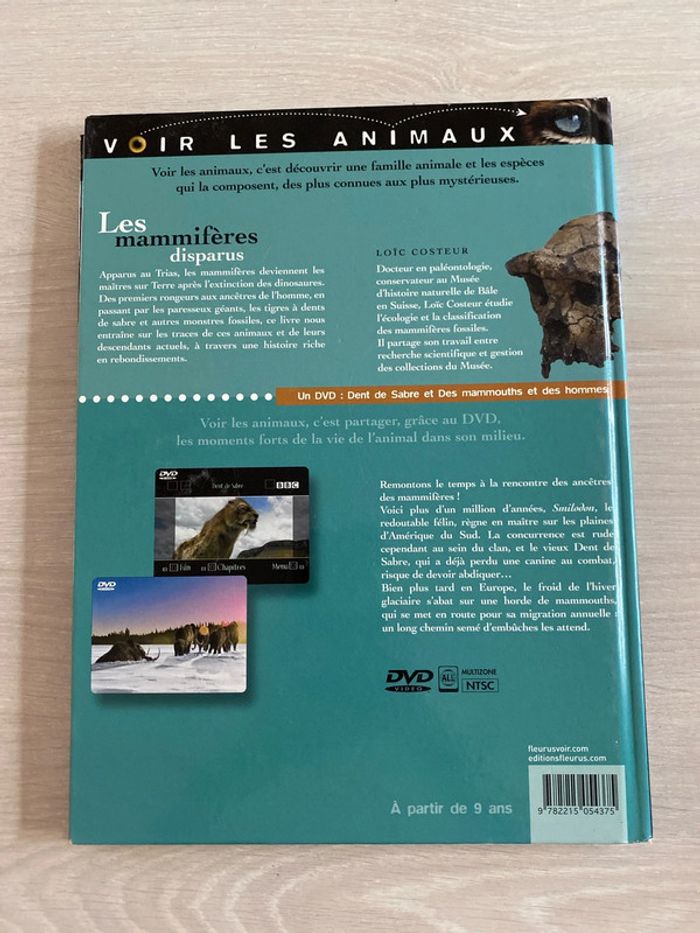 Livre et DVD Les mammifères disparus - photo numéro 2