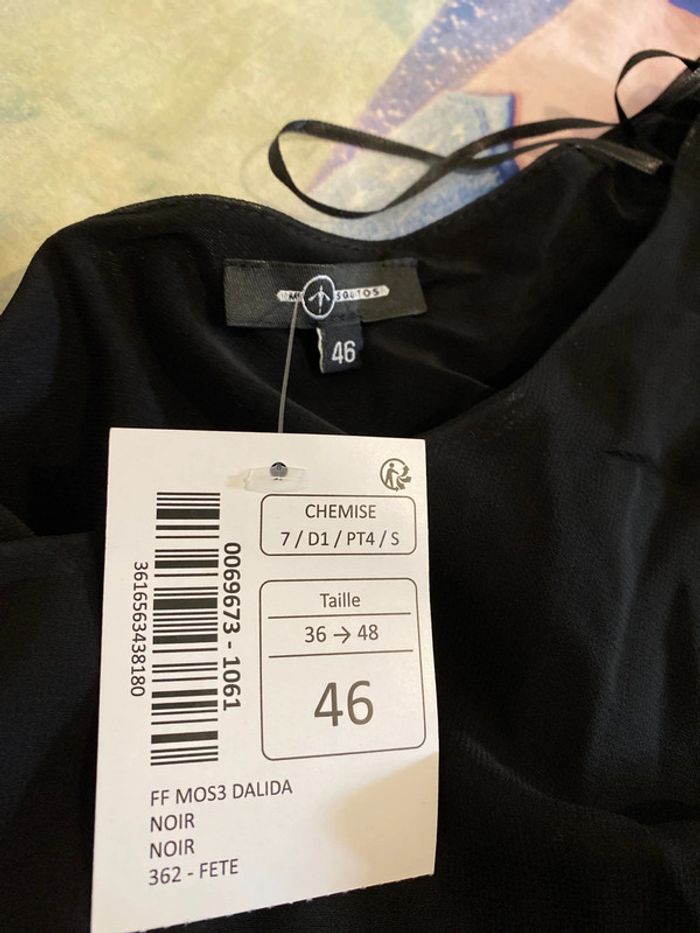 Haut noir taille 46 neuf - photo numéro 9