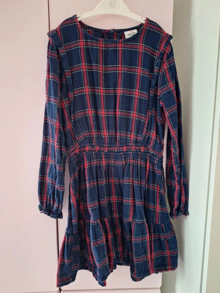 Robe à carreaux TAO 8 ans