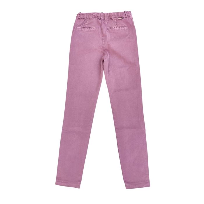 Lot fille 12 ans Zara & H&M – pantalon rose mauve + t-shirt tête de mort strass - photo numéro 6