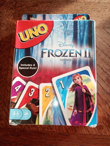 Carte Uno reine des neiges