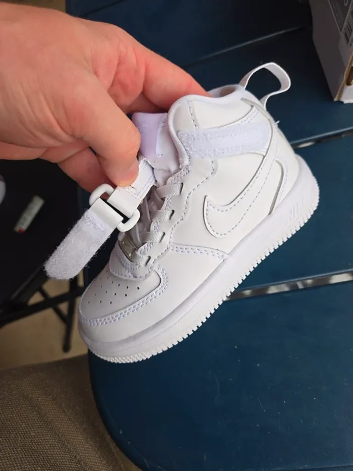 Nike force 1 mid easyon blanche taille 26 neuves - photo numéro 8