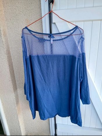 haut femmes blanche porte taille 54