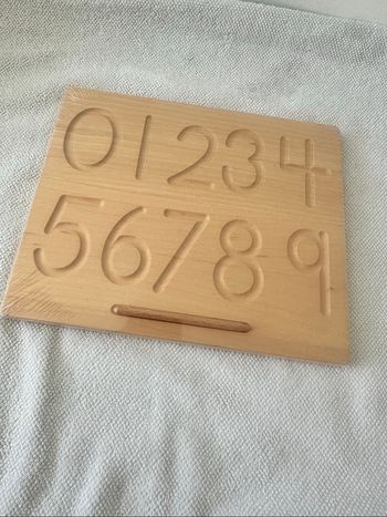 Lot planches d’écriture en bois