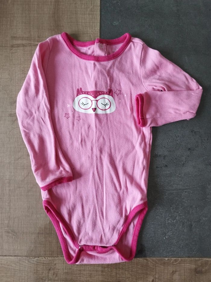 Bodie rose manches longues motif hibou