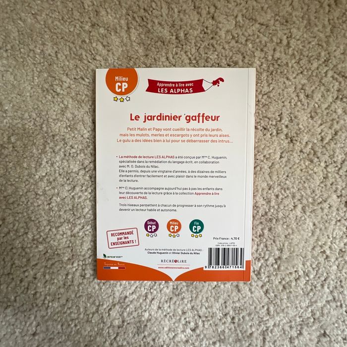 Livre Les Alphas Milieu CP - photo numéro 2