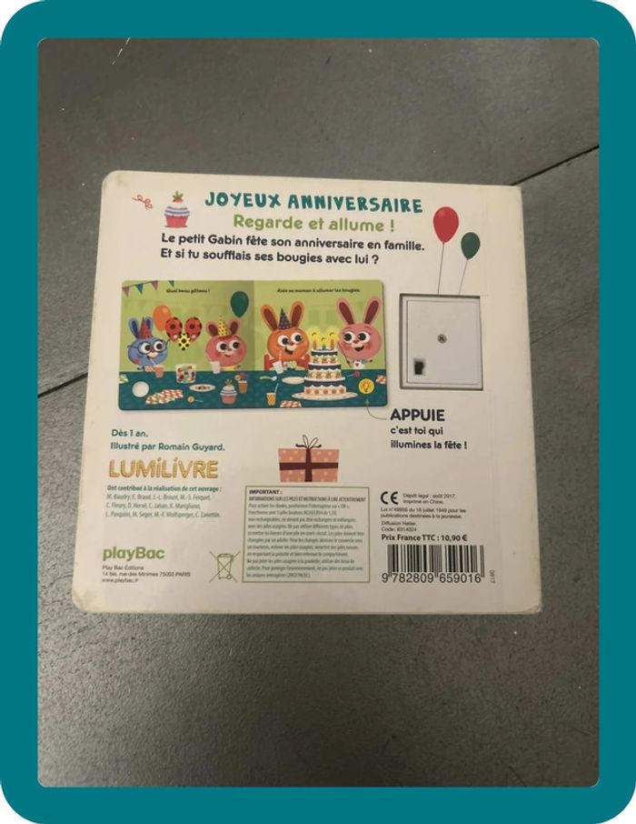 Joyeux anniversaire - le livre qui s’allume - photo numéro 3