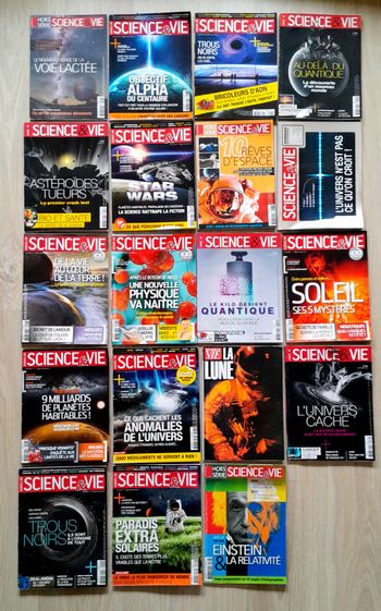 19 magazines science & vie thème Espace