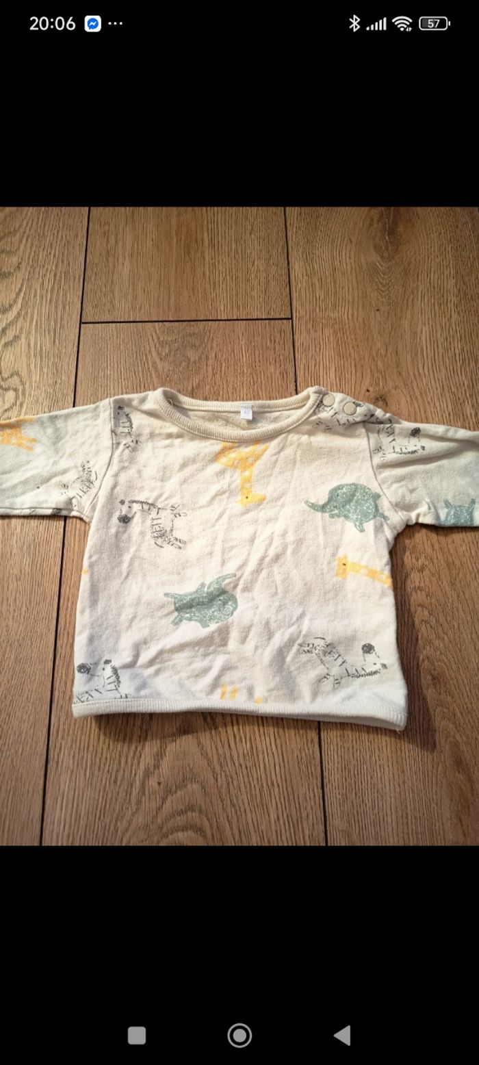 Lot T-shirts manches longues 3 mois - photo numéro 4