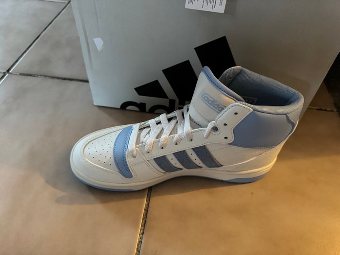 Adidas Break Start Cloud White Glow Blue - photo numéro 2