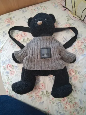 Peluche ourson sac a dos