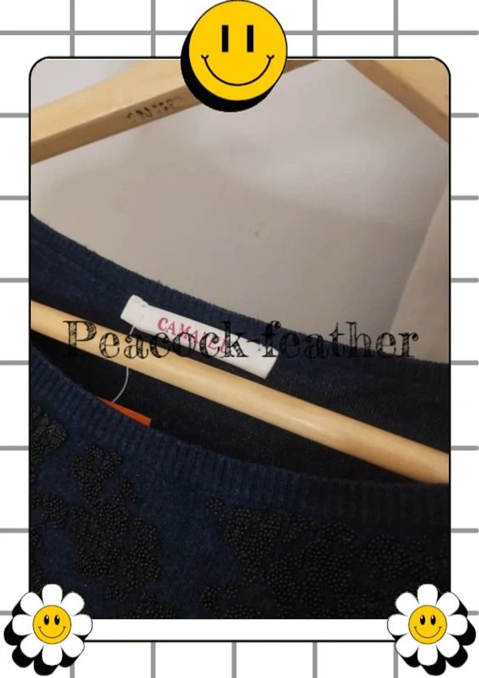 Pull bleu camaïeu 38/40 - photo numéro 7