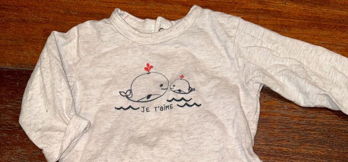 Pyjama coton le phare de la baleine  3 mois - photo numéro 2