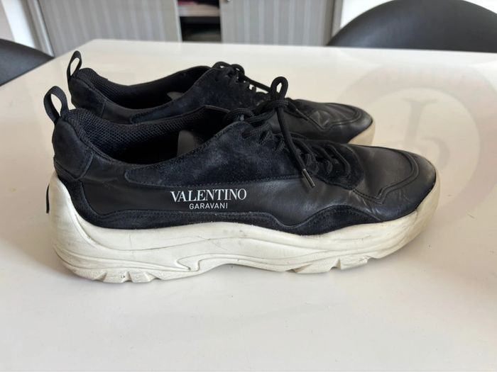 Valentino Garavani Gumboy – Baskets noires cuir de veau taille 45 - photo numéro 8