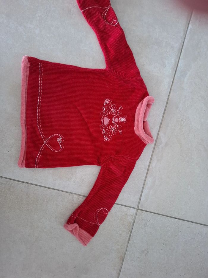 Pull cœur 12 mois - photo numéro 2